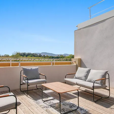 아파트 Palmira De Standing En Duplex Avec Jacuzzi A 2 Mn De La *